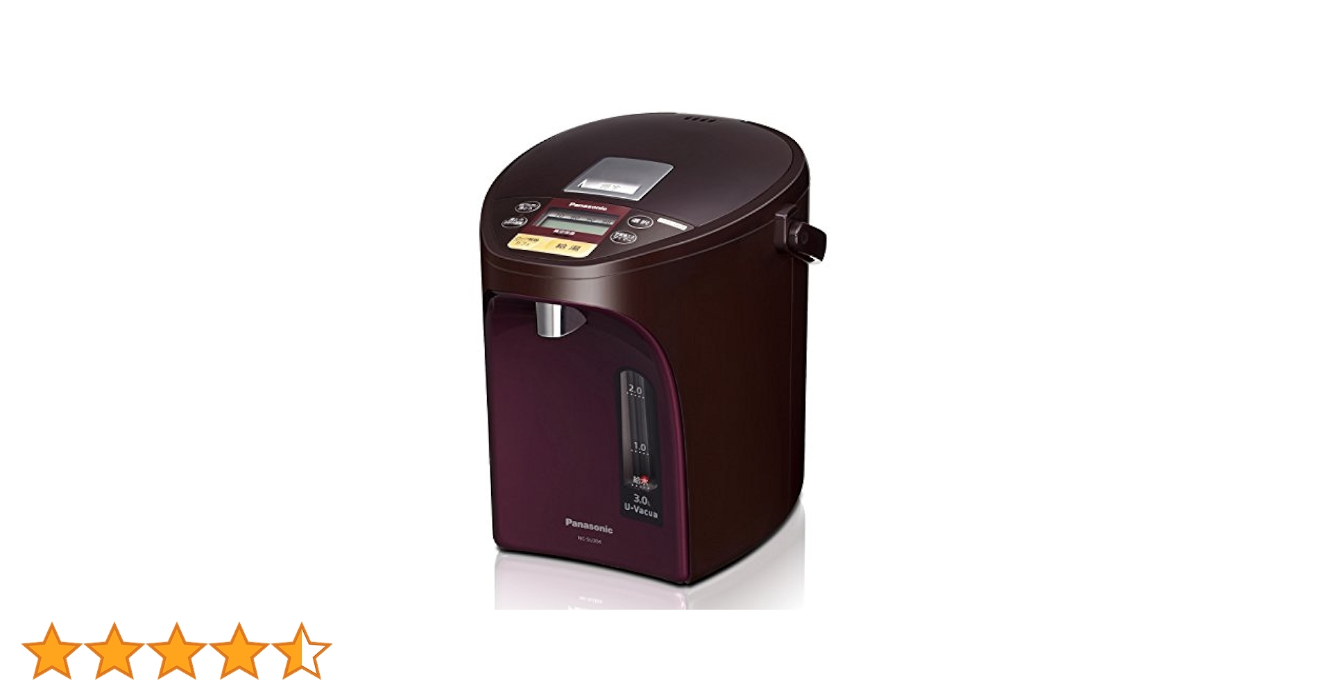 極美品♪Panasonic パナソニック電気ポット3.0L NC-SU304-T Amazon | パナソニック 電気ポット 3.0リットル 真空断熱 省エネ
